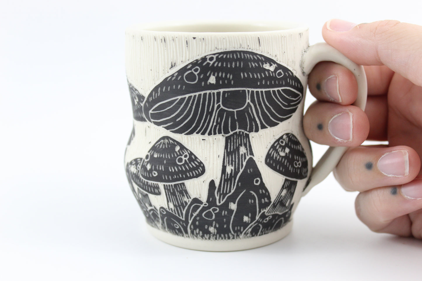 Death cap and slug mug
