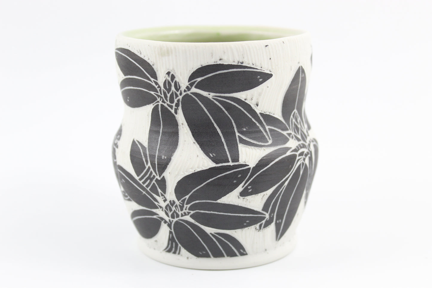 Chickadee and Rhododendron mug