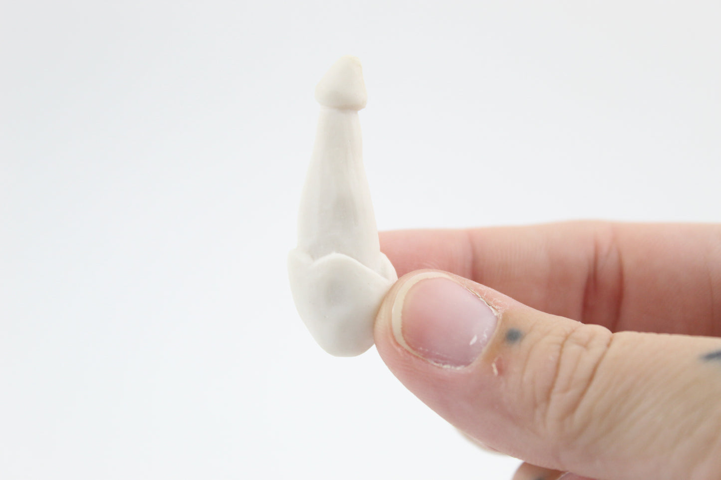 Carved ceramic stinkhorn
