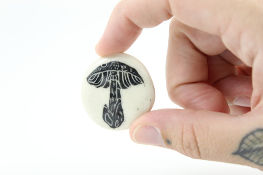 Mushroom pin